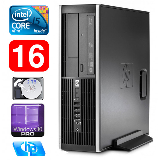  HP 8100 Elite SFF i5-650 16GB 2TB DVD WIN10Pro 