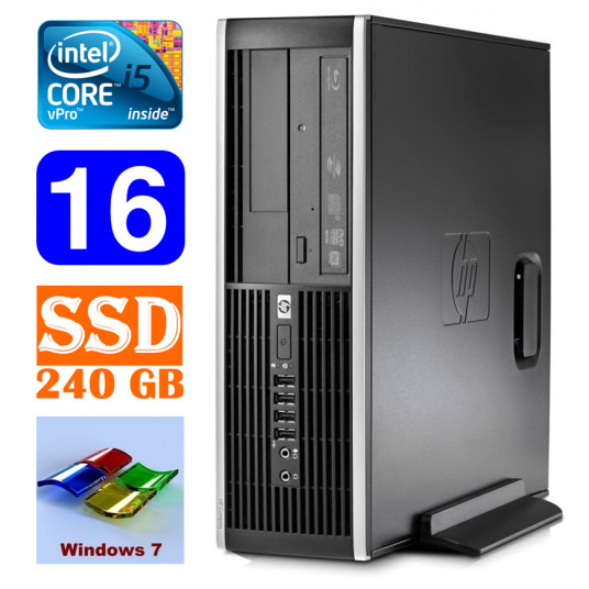  HP 8100 Elite SFF i5-650 16GB 240SSD DVD WIN7Pro 