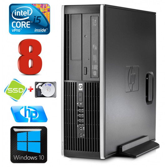  HP 8100 Elite SFF i5-650 8GB 120SSD+1TB DVD WIN10 