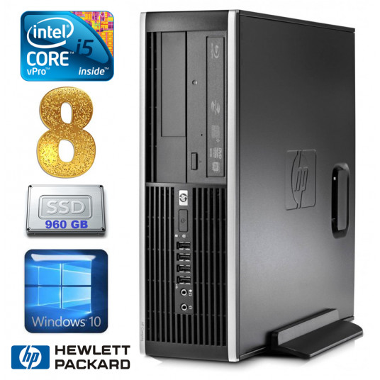  HP 8100 Elite SFF i5-650 8GB 960SSD DVD WIN10 