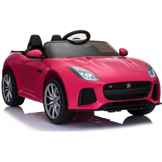  Vienvietis elektromobilis Jaguar F-Type, rožinis 