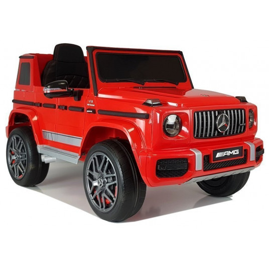 Vaikiškas vienvietis elektromobilis Mercedes G63, raudonas