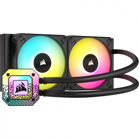  Corsair CW-9060068-WW Kompiuterio aušinimo sistema Kompiuterio korpusui Aušinimo skysčiu rinkinys 12 cm Juoda 1 vnt 