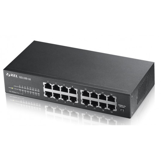 ZYXEL GS1100-16 16 PORT GIGABIT UNMANAGED SWITCH V3
