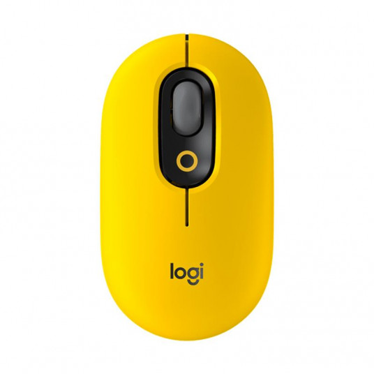LOGI POP Mouse with emoji Blast Yellow
