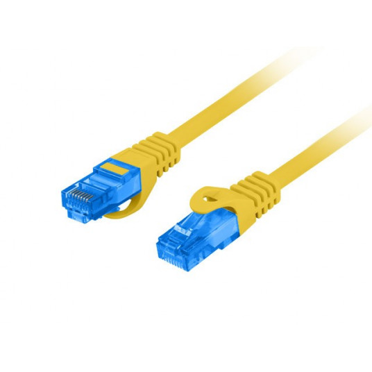  LANBERG PATCHCORD S/FTP CAT.6A 10M GELTONAS LSZH 