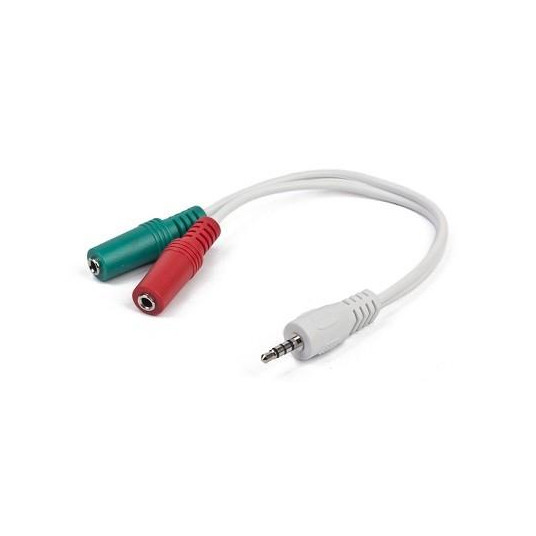 CABLE AUDIO 3.5MM 4-PIN TO/3.5MM S+MIC CCA-417W GEMBIRD