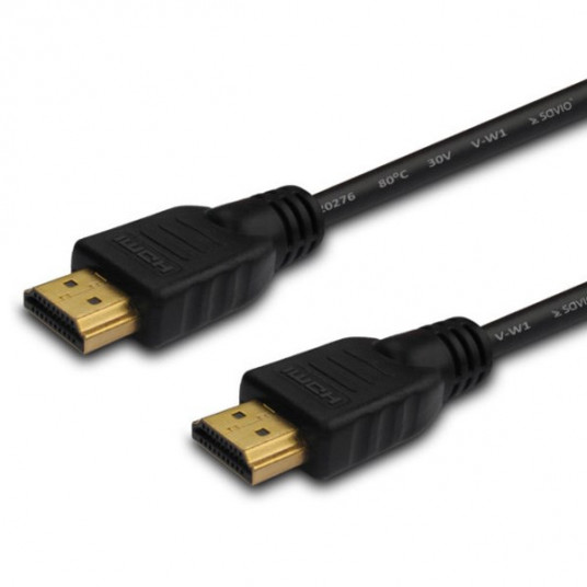  Savio HDMI (M) kabelis, 20 m, juodas, su auksiniais gnybtais, v1.4 didelės spartos, Ethernet/3D CL-75 