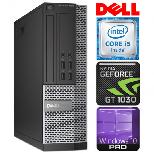  DELL 7020 SFF i5-4570 4GB 1TB GT1030 2GB DVD WIN10PRO/W7P 