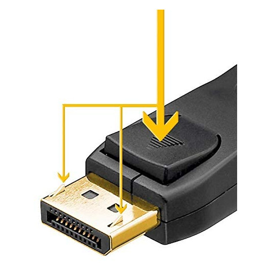  Goobay Connector Cable 1.2 Displayport, 3 m 