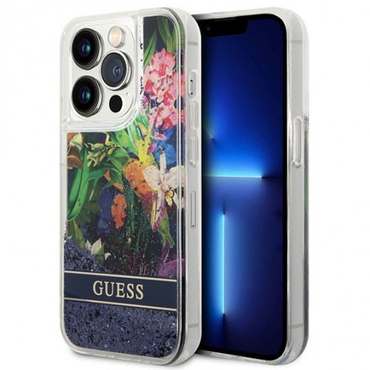  Guess GUHCP14LLFLSB Back Case for Apple iPhone 14 Pro 