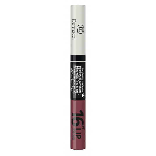  Dermacol   Lip Colour 16 Hours   Long 2V1 Color Lip Gloss  And 4 8 G Odst n 12 