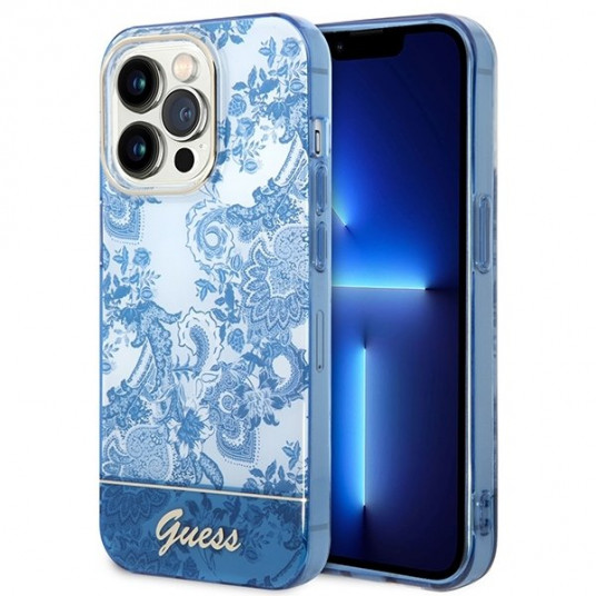  Guess GUHCP14XHGPLHB Back Case for Apple iPhone 14 Pro Max 
