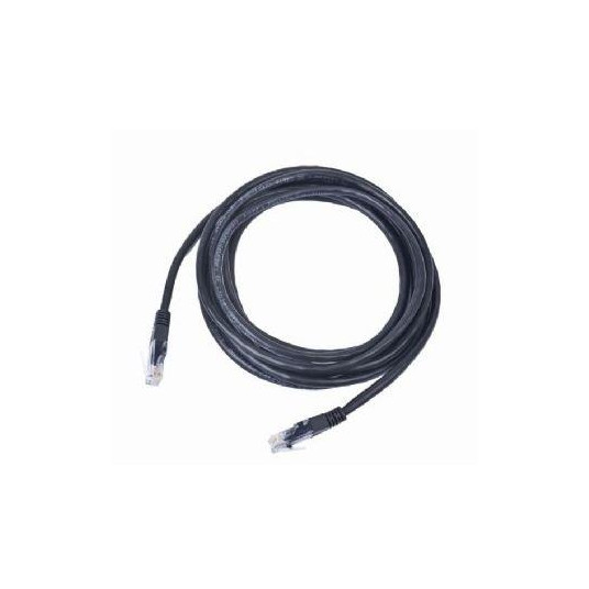 PATCH CABLE CAT5E UTP 1M/BLACK PP12-1M/BK GEMBIRD