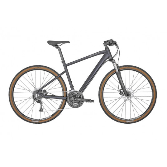 Dviratis 28" Scott Sub Cross 40 Men tamsiai pilkas - l
