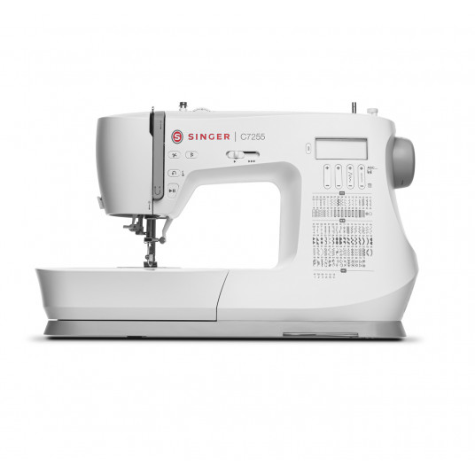  Singer Sewing Machine C7255 Number of stitches 200, Number of buttonholes 8, White 