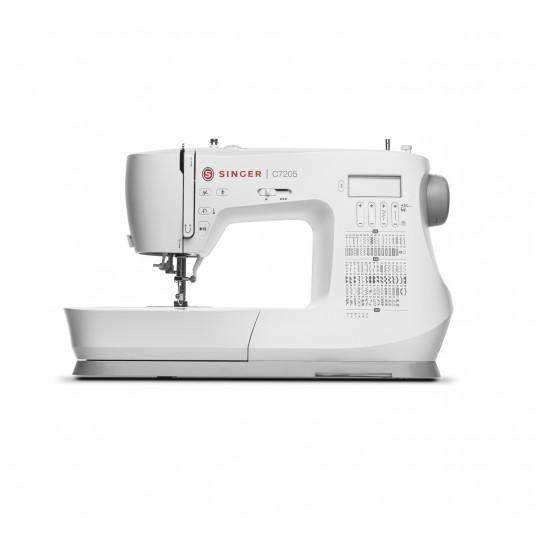  Singer Sewing Machine C7205 Number of stitches 200, Number of buttonholes 8, White 