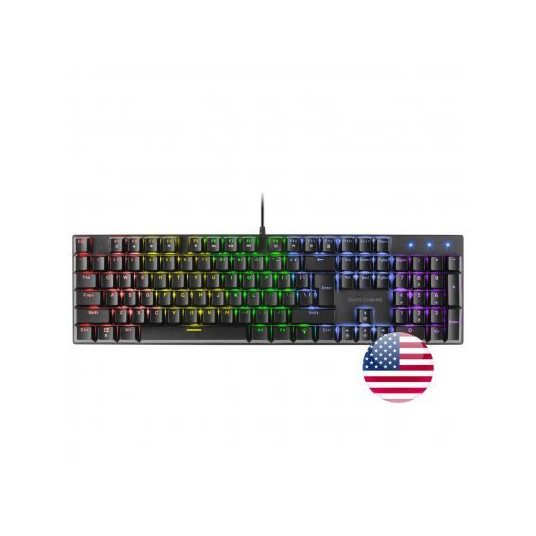 Mars Gaming MK422RUS Gaming Mechanical Keyboard RGB / Red Switch / US