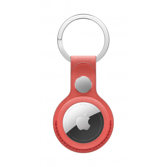  AirTag FineWoven Key Ring - Coral 