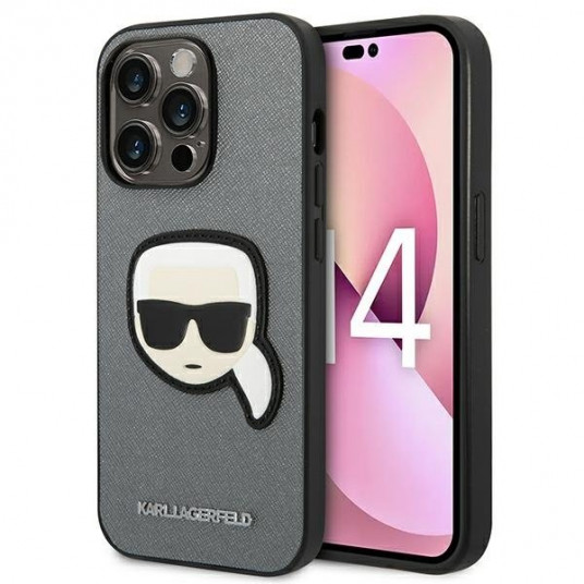 Karl Lagerfeld KLHCP14LSAPKHG Back Case for Apple iPhone 14 Pro