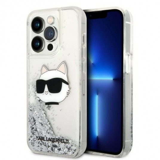 Karl Lagerfeld KLHCP14LLNCHCS Back Case for Apple iPhone 14 Pro