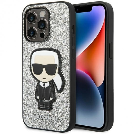 Karl Lagerfeld KLHCP14LGFKPG Back Case for Apple iPhone 14 Pro