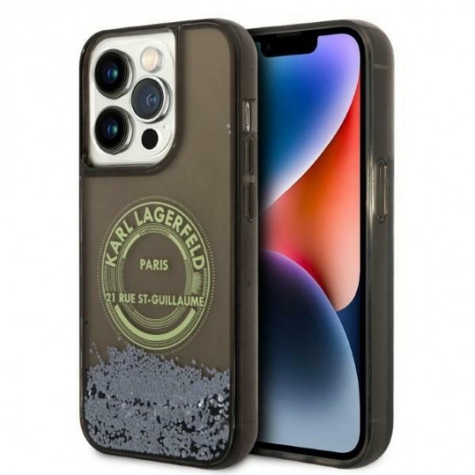  Karl Lagerfeld KLHCP14LLCRSGRK Back Case fo Apple iPhone 14 Pro 