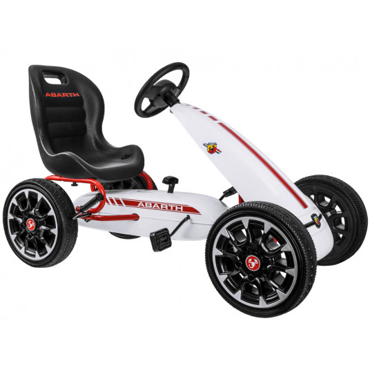 Pedalais minamas kartingas - GoKart, baltas