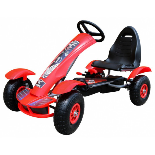Minamas kartingas Gokart, raudonas