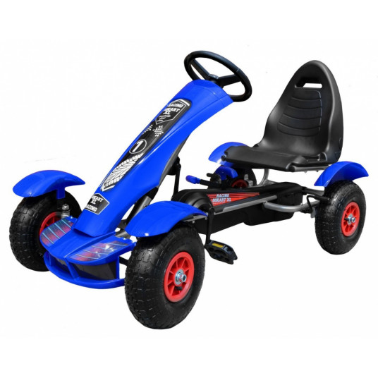  Minamas kartingas Gokart, mėlynas 