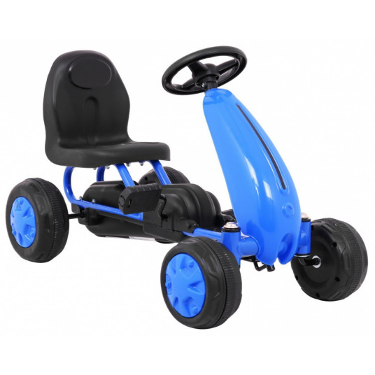 Minamas kartingas Gokart, mėlynas