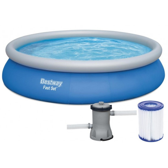  BESTWAY pripučiamas baseinas, 457 x 84 cm  