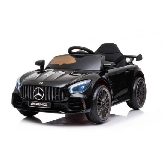 Vienvietis elektromobilis Mercedes GT R, juodas