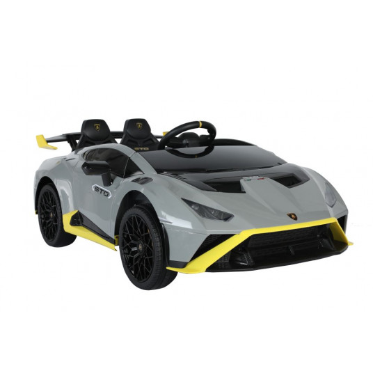 Lamborghini STO DRIFT vienvietis elektromobilis, pilkas