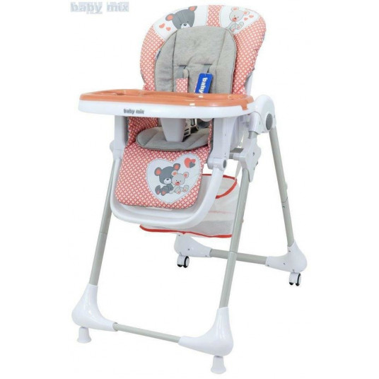  Maitinimo kėdutė Baby Mix Infant, rožinės spalvos 