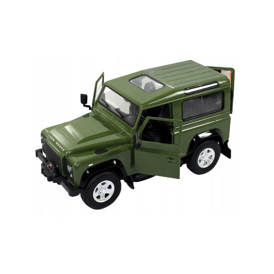 RASTAR R/C Land Rover Defender 1:14 visureigis, žalias