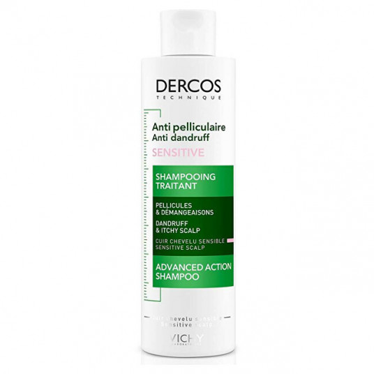 Vichy - Sulphate-free anti-dandruff shampoo for sensitive skin DERCOS Dermo (Anti-Dandruff Shampoo Sensitive Treatment) 200 ml