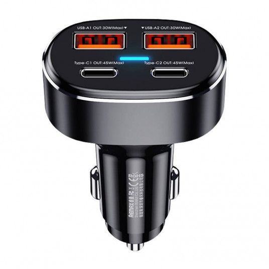  Remax RCC329 Car charger 2x USB / 2x USB-C / 75W 