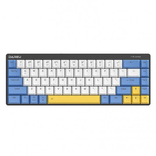  Mechanical keyboard Dareu EK868  Bluetooth (white-blue-yellow) 