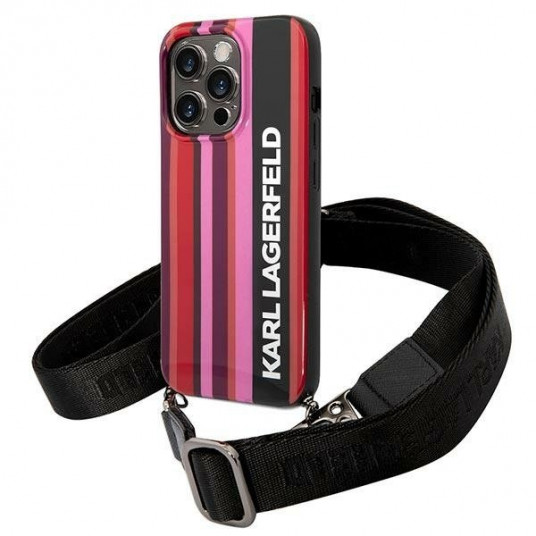 Karl Lagerfeld KLHCP14XSTSTP Back Case for Apple iPhone 14 Pro Max