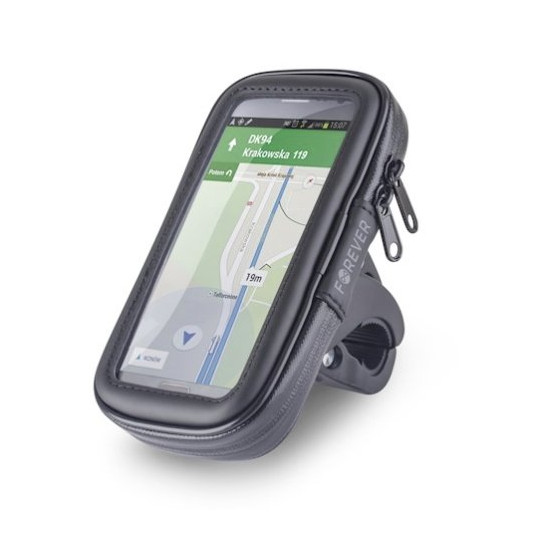 Forever BH-100 Bike holder For Mobile Phones Up to 5.5" With Window Black