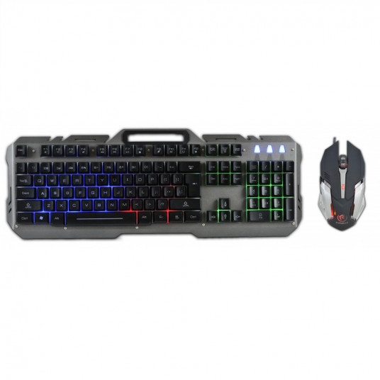  Rebeltec wired set: LED keyboard + mouse 