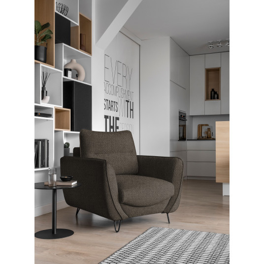  Fotelis Silva, beige, audinys Vero 18 