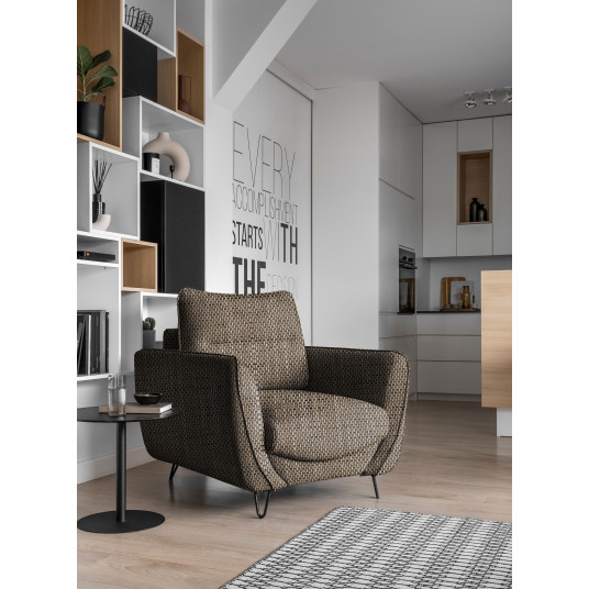  Fotelis Silva, beige, audinys Marte 20 