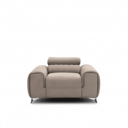 Fotelis Laurence, beige, audinys Sola 18