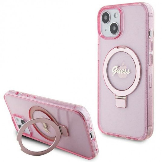 Guess GUHMP15MHRSGSP Back Case for Apple iPhone 15 Plus / 14 Plus