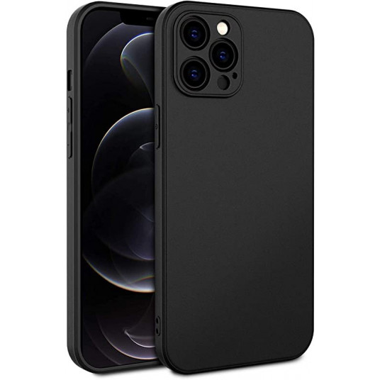 Mocco Ultra Slim Soft Matte 0.3 mm Silicone Case for Apple iPhone 13 Pro Black