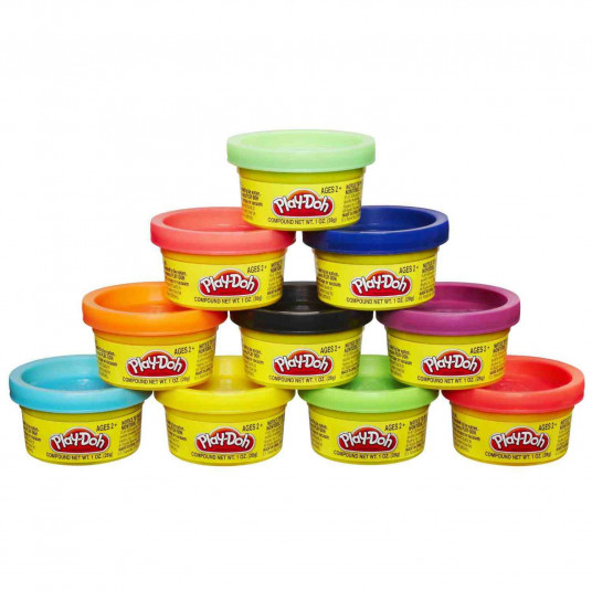 PLAY DOH plastilino rinkinys -10 spalvos, 22037