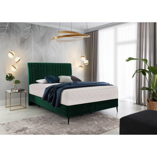 Continental lova Blanca 180x200, žalia, audinys Lukso 35
