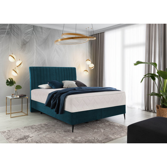  Continental lova Blanca 160x200, mėlyna, audinys Nube 40 